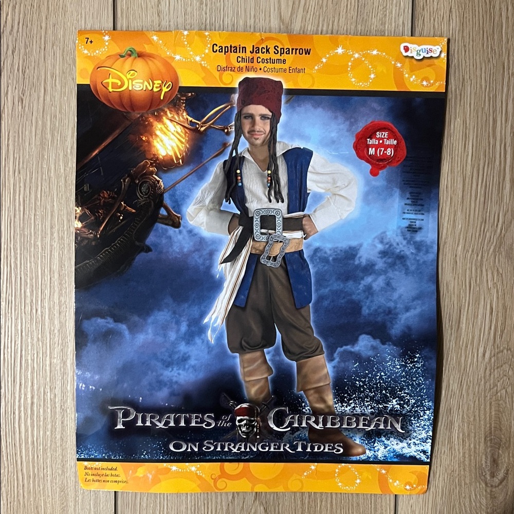 Disney Pirates of the Caribbean Kids Costume - White and Brown